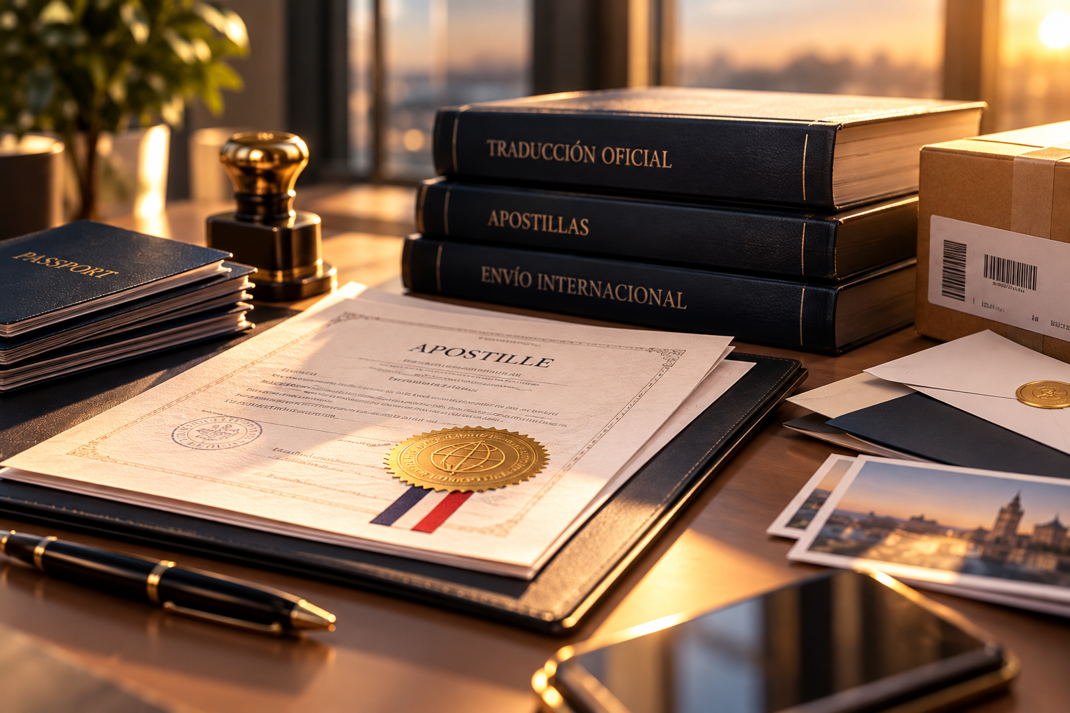 Immigration documentation and international passport